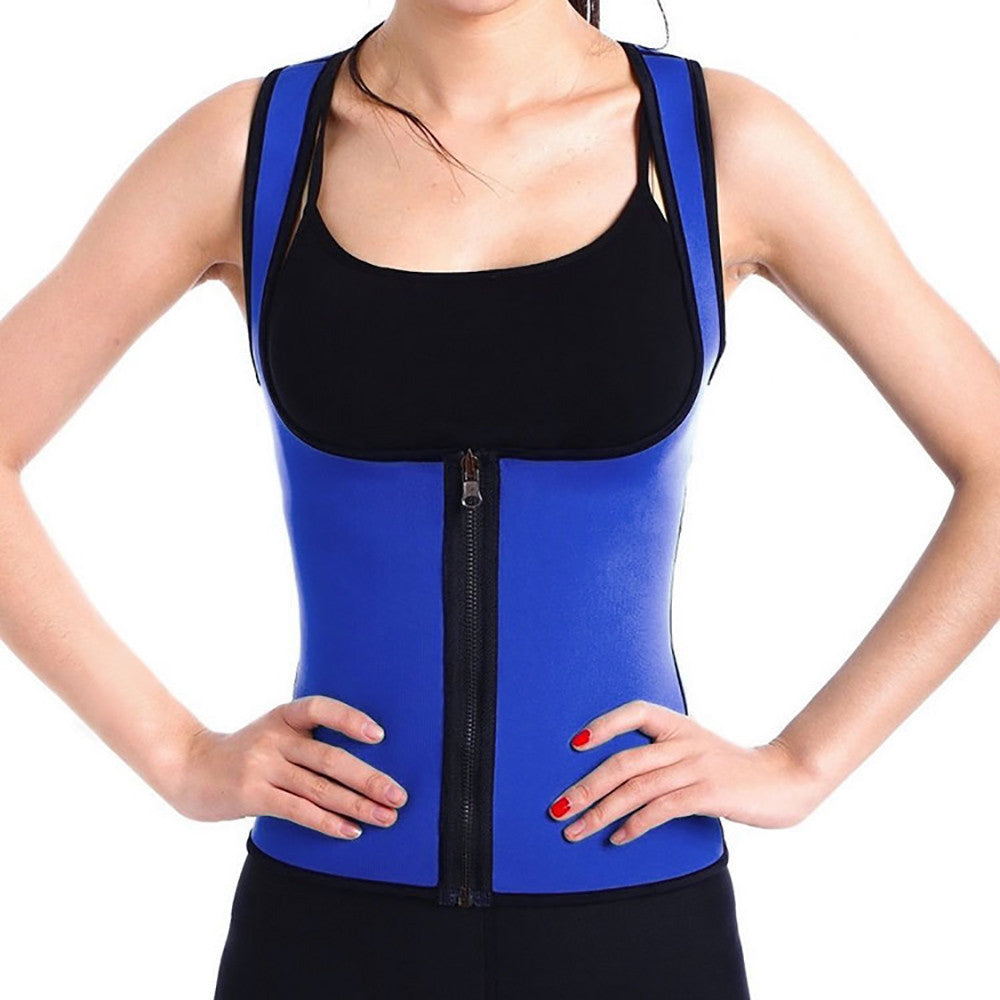 Women Hot Neoprene Body Shaper Slimming Waist Slim Belt Yoga Vest Underbust L